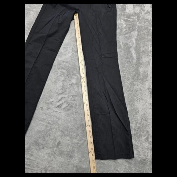 ESprit Jeans Women US 8 Bern Black W/ Pin Stripe Stretch NWT - Picture 4 of 14